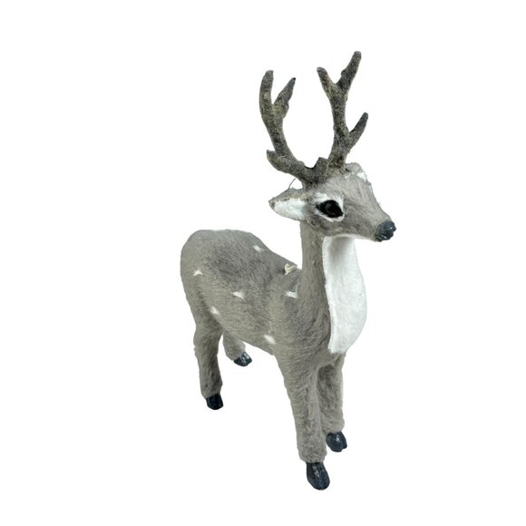 Lot of 4 Realistic Standing Deer/Fawn Figurines - Natural Look Craft Decoration - Picture 8 of 16